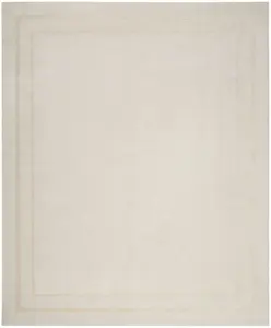 360 Stand 12x15 ft. Ivory & Gold Power-Loom Rectangle Area Rug, Weatherproof Indoor/Outdoor Contemporary Home Decor for Patio/Pool