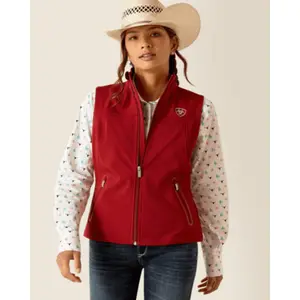 Ariat Women's Sun-Dried Tomato New Team Softshell Vest 10048878