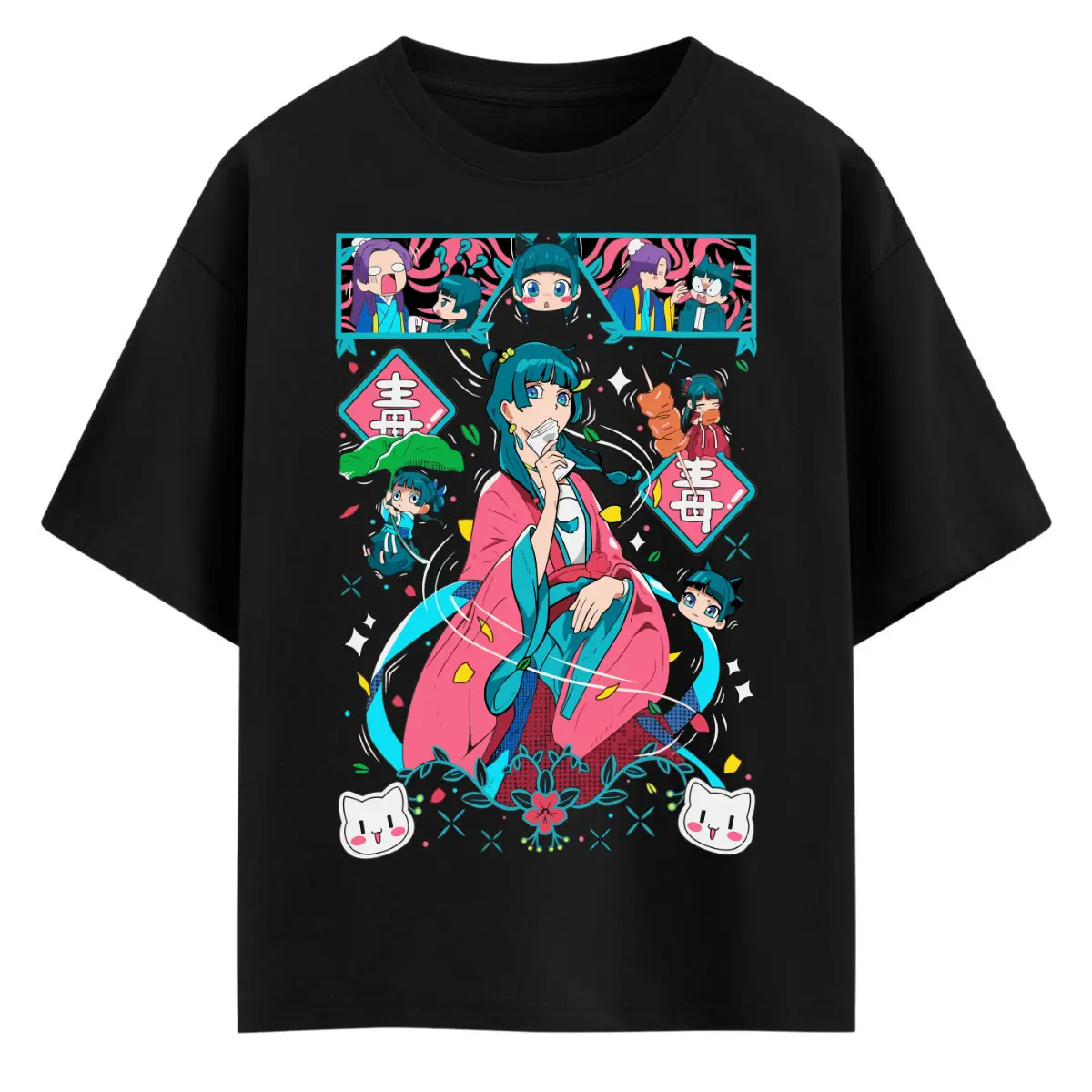 The Apothecary Diaries Anime T-Shirt & Sweatshirt, Maomao Gentle Waifu Graphic Tee, Vintage Oversized Unisex Streetwear, Manga Gift for Men Women
