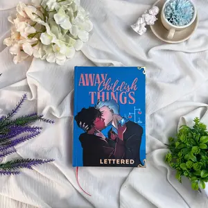 Away Childish Things by Lettered, Viral BookTok Romance You Need, Hardcover Aesthetic Edition, De-aging" AU, Drarry Story, Dark Academia Booktok