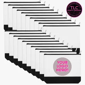 Custom Branded Zipper Pouch : Branded Organization Bags - Personalized Business Swag