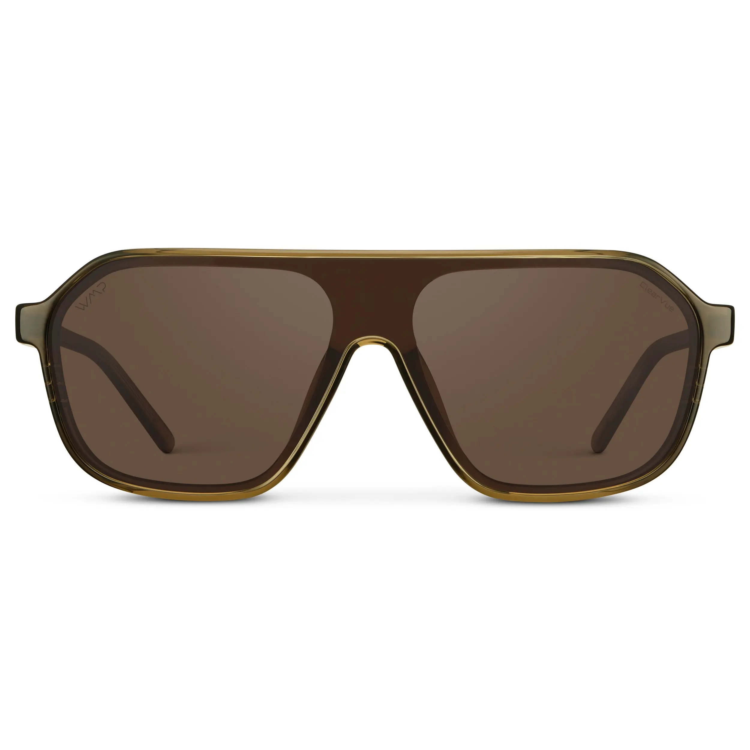 Oversized Square Polarized Shield Sunglasses UV400 Protection Dollger Oversized Shield Sunglasses for Men Women, Trendy  main image 3