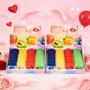(Buy 2 boxes and get 1 box free, 52 pieces in total) 48 pieces + 4 free fruit-flavored lip balms. Long-lasting moisturizing, nourishing and protecting lips for a natural shine. Suitable for all skin types.  A great Valentine's Day or party favor gift.