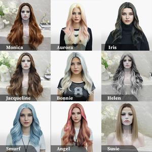 IMstyle 2 T Part Lace Wigs Box Beginner Friendly Daily Wear Lace Front Synthetic Wig