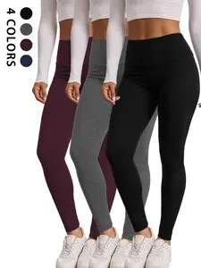 3 Pack Women's High Waist Tummy Control Leggings, Super Soft & Non-See-Through Design, Perfect for Yoga, Running & Daily Wear, High Waist Stretchy, High Waisted Leggings