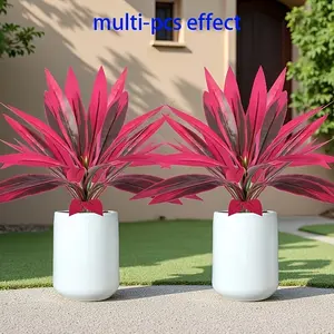 Red Dragon Blood Tree, outdoor artificial plant, House Plants Decor, suitable for gardens, rooms, balconies, apartments, and office decoration. Used for weddings, birthdays, housewarmings, Christmas, and all seasons