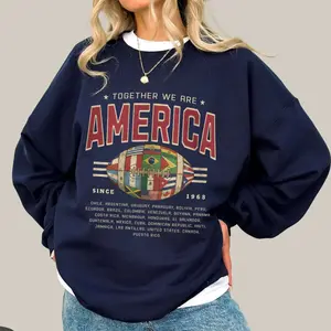 The Only Thing More Powerful Than Hate Is Love Tee Shirt, America Flag Together We Are America Vintage Shirt, BB Latin Pride Retro Sweatshirt