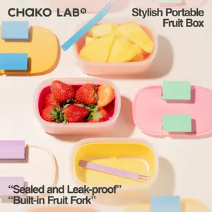 CHaKO LAB Fruit Storage Box - Pink Fruit display box for Organizing and Preserving Fresh Fruits Ideal for Home and Commercial Use