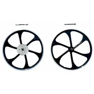 26" Aluminum Mag Wheels Set 100*135MM & 36T Sprocket 3+6+9 Holes Combo