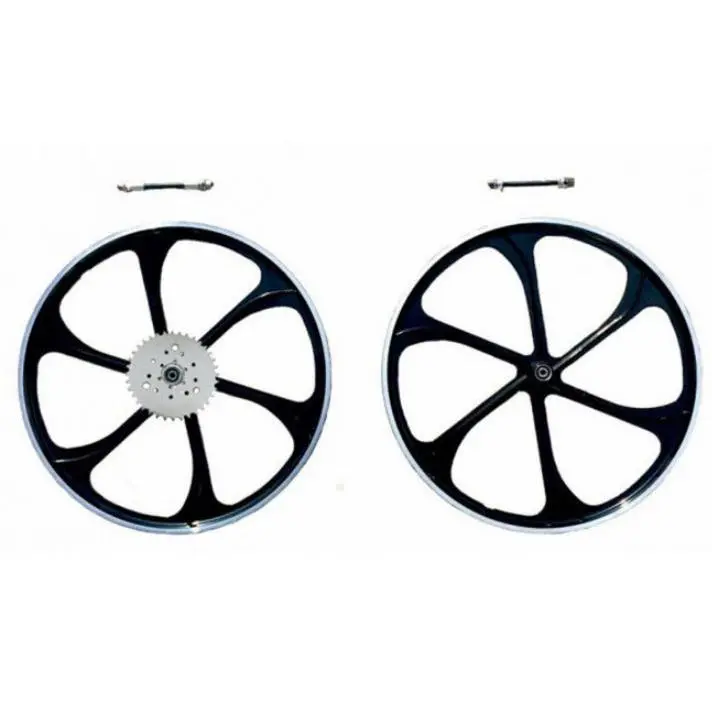 26" Aluminum Mag Wheels Set 100*135MM & 36T Sprocket 3+6+9 Holes Combo