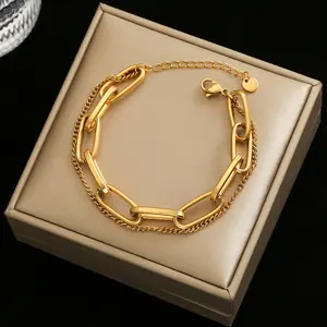 Gold Metal Jewelry Bracelet