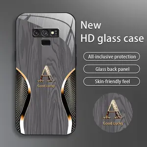Suitable for [Galaxy Note9] Brand new premium phone case, drop-proof and fingerprint-resistant，sophisticated and minimalist design, with 26 English letters to choose from YM99