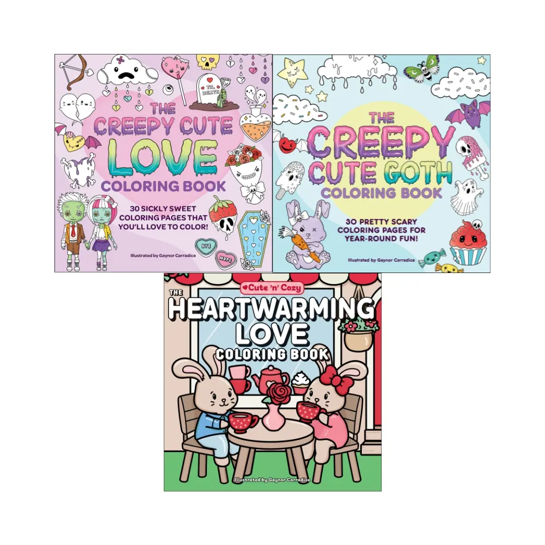 Cute Coloring Book Bundle