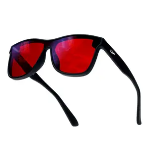 TIJN Gaming Glasses Blue Light Blocking Glasses for Gamers, Anti Glare Computer Glasses with Enhanced Color Contrast