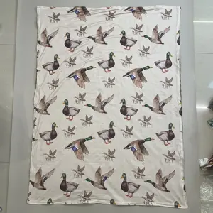 baby blanket mallard outdoor hunting blanket minky blanket