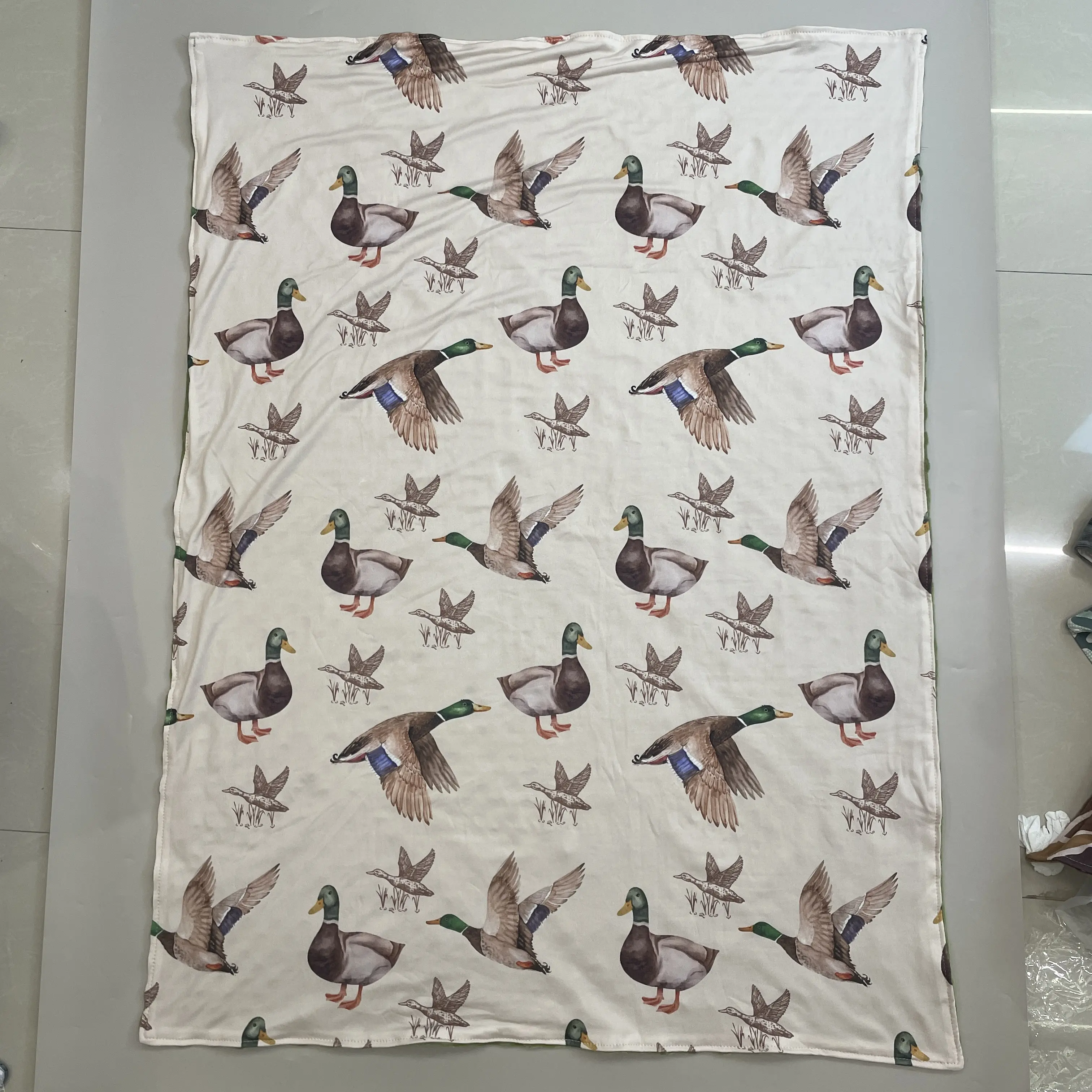baby blanket mallard outdoor hunting blanket minky blanket
