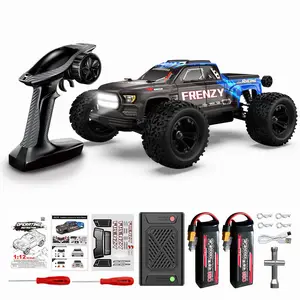 HOSHI N517 1/12 Brushless RC Cars for Adults, RC Trucks 4x4 Offroad Waterproof, Electric Powered High Speed Remote Control Car, Fast Extreme All Terrain RC Truggy with 3S Battery for Snow Sand