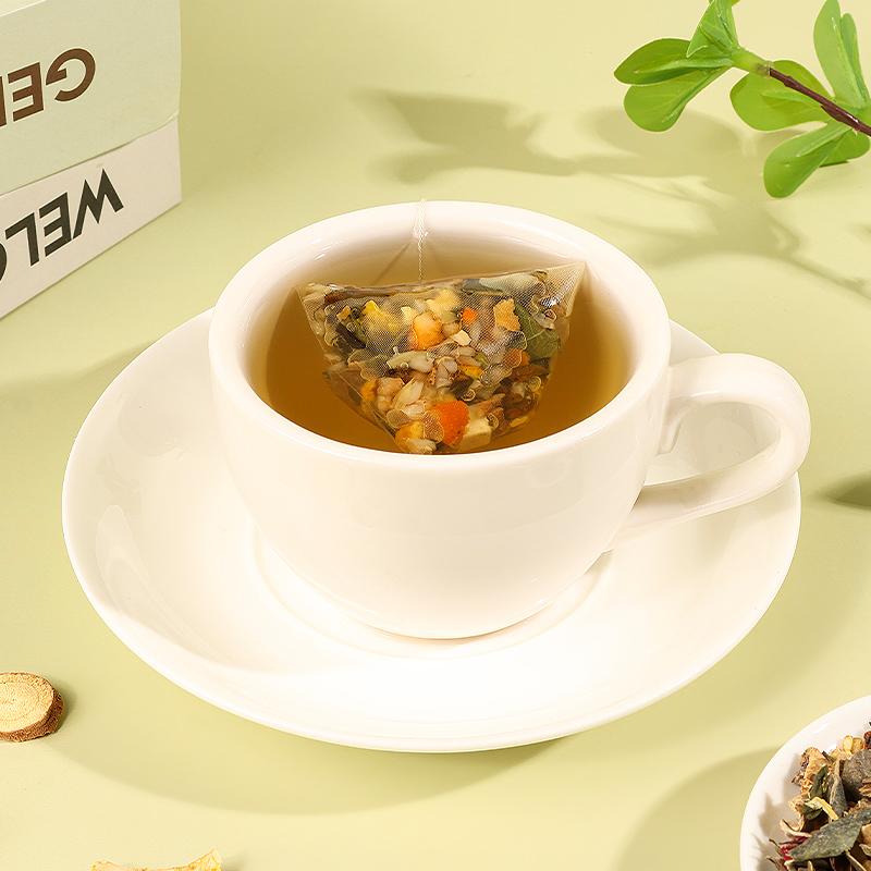 Kanglai Herbal Tea Bags - 10-Herb Natural Plant Blend for Light & Clean After Meals - Caffeine-Free & Easy to Enjoy - 75g Pack