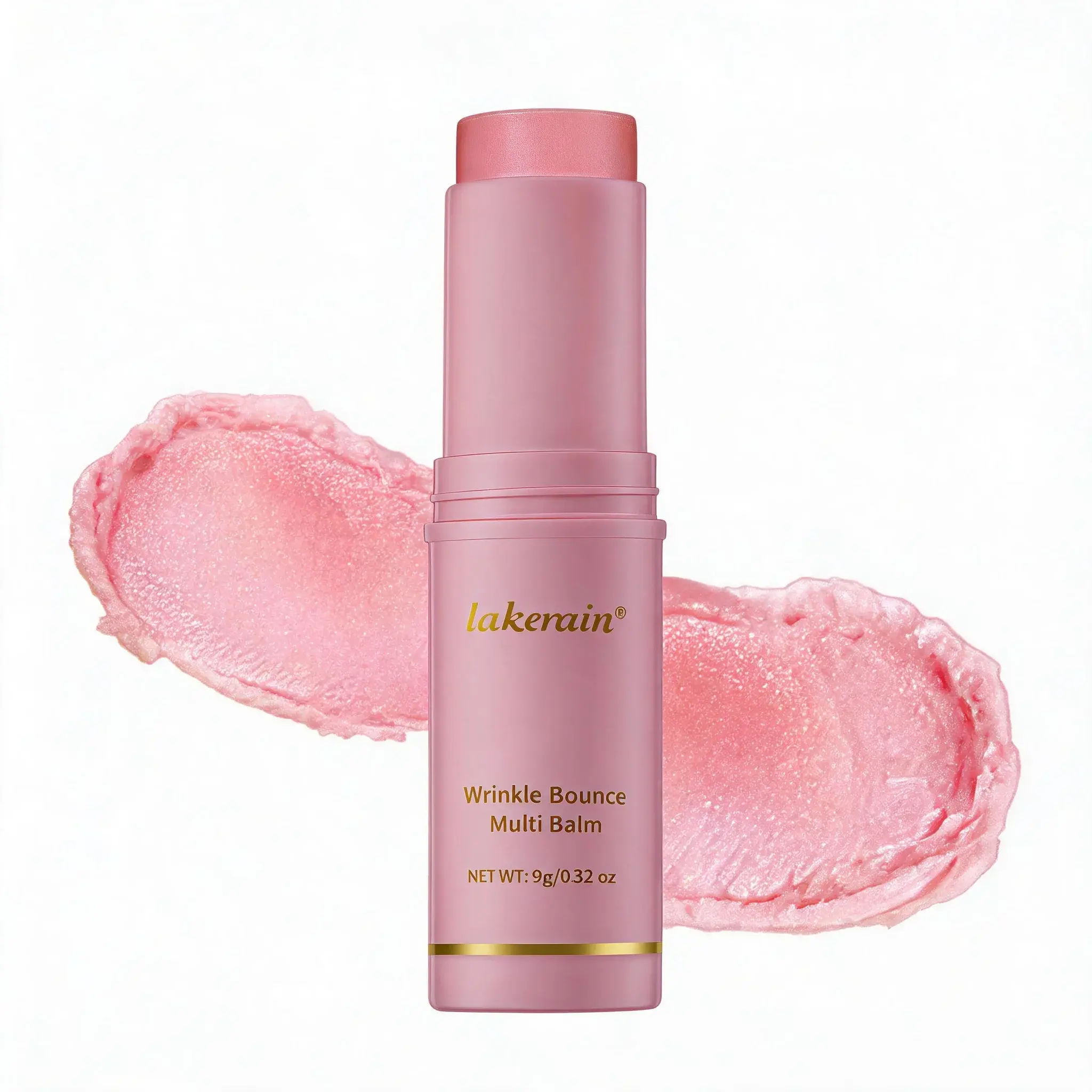 Pink Collagen Volume Multi Balm - All-In-1 Volufiline, PDRN, NAD Stick for Youthful Look, Fine Lines Reduction, Firming, Anti-Aging | Korean Skincare for Under-Eyes, Lip Care | US-Sold