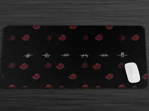 Akatsuki Headband Gaming Mouse Pad, Anime Mouse Pad, Desk Mat, pc accessories.