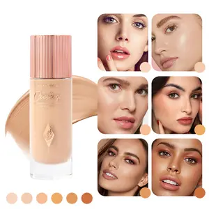 Long-Lasting Powder Foundation Concealer Blush - Smudge-Proof & Transfer-Resistant Formula