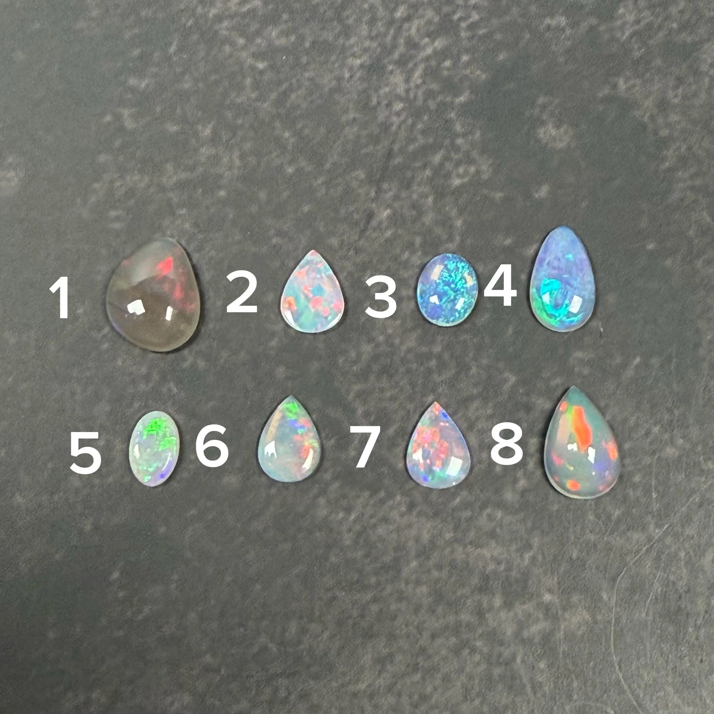 Polished Opals with Play of Color – Choose Your Stone