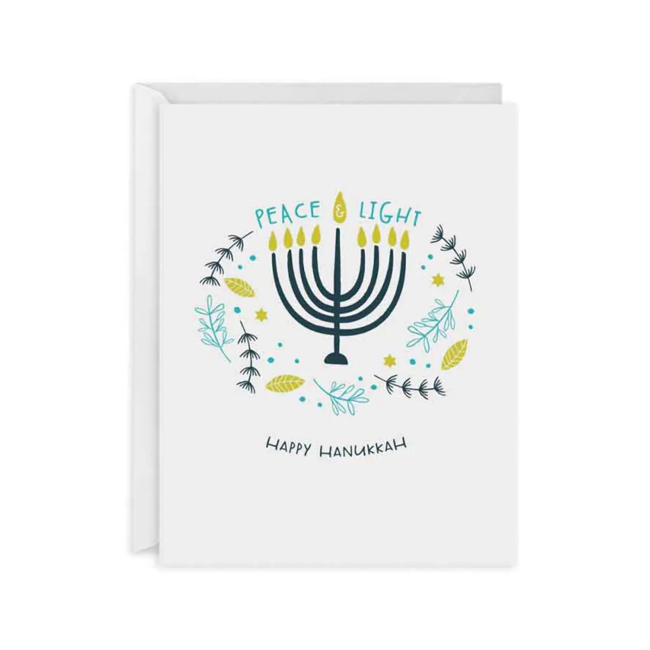 Peace and Light Hanukkah Greeting Card