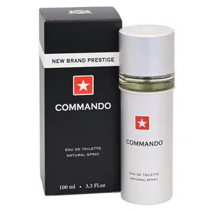 NEW Brand Prestige Commando Men's Eau de Toilette (EDT) Cologne, 3.3/3.4 oz, New In Box
