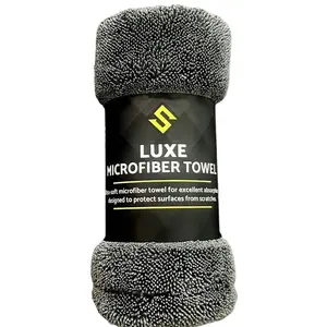 Luxe Microfiber Towel - High-Quality Absorbent Microfiber Towel with Twisted Loop Weave- 1000 GSM