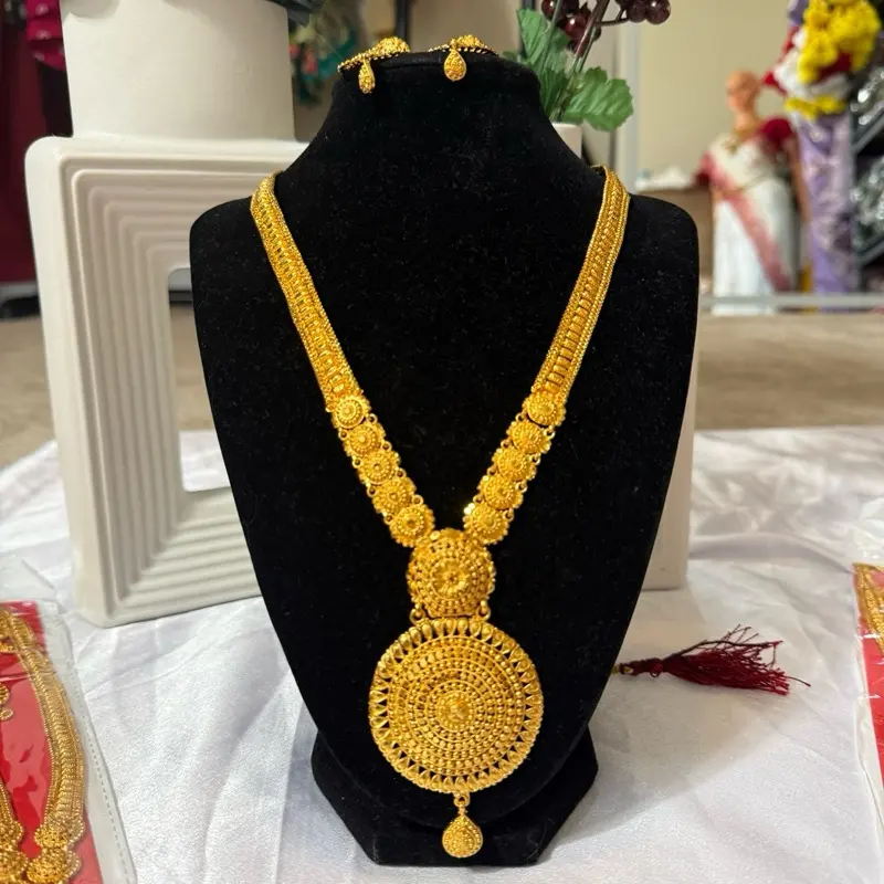 Rani Haar with earrings