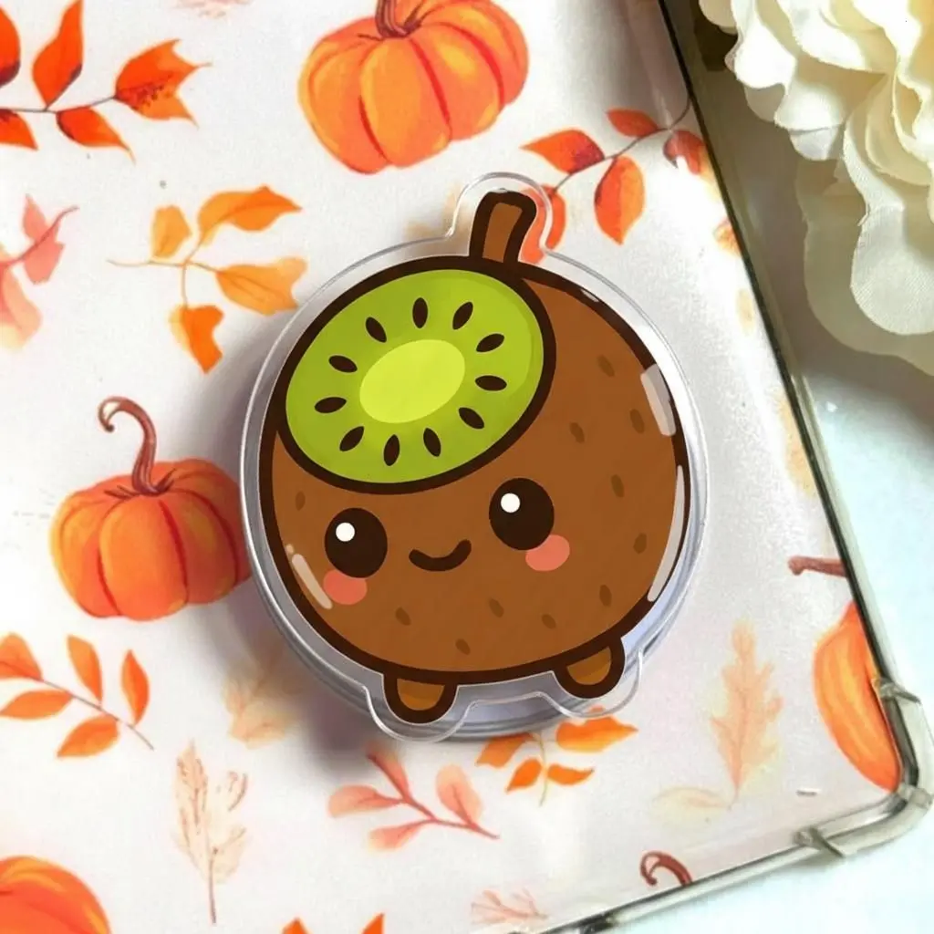 Cute Kiwi Magsafe Phone Grip, Mangetic Popsocket, E Reader Grip Kindle Accessories, Phone Holder for iPhone & Android