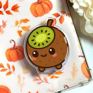 Cute Kiwi Magsafe Phone Grip, Mangetic Popsocket, E Reader Grip Kindle Accessories, Phone Holder for iPhone & Android