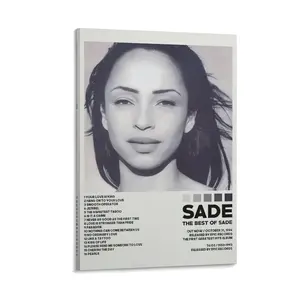 Sade The Best of Sade Canvas Poster Bedroom Decoration Landscape Office Valentine's Birthday Gift. Poster Canvas Wall Art For Bedroom Decor Bar Office Room Decor Gift