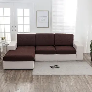 Solid Color Sofa Cover, 1 Count Dustproof Elastic Sofa Slipcover, Soft Comfortable Sofa Cushion Cover for Home Living Room, Home Decor