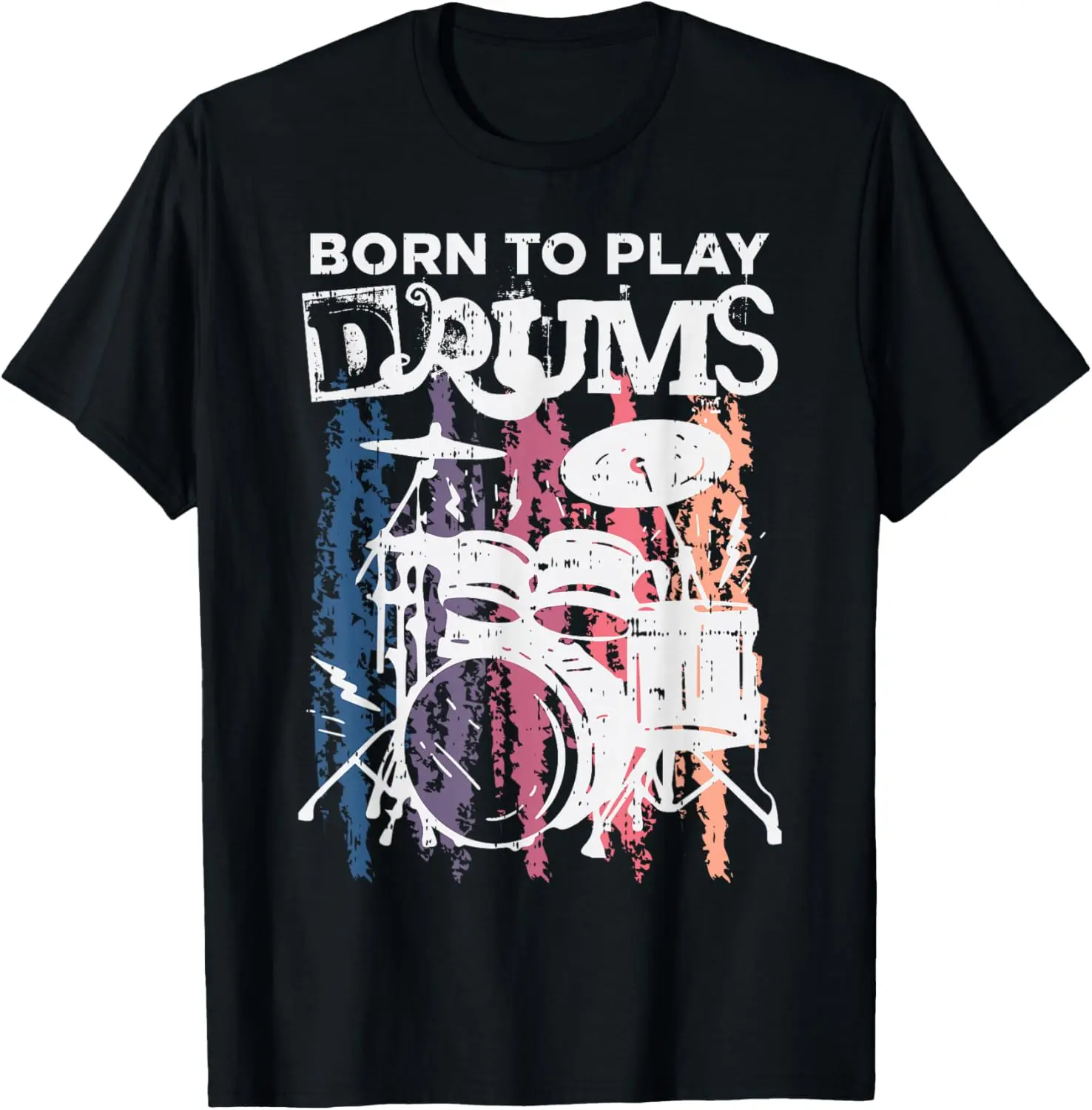 Women's 100% Cotton Short-Sleeve Round Neck Tee - Tropical Drummer Graphic, Flexible Fit, Casual Fabric Top, Machine Washable for Outdoor Beach Vacations & Gifting