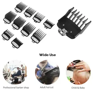 3Pcs Hair Clipper Guards Stainless Steel Precision Guide Combs Universal Attachment for Hair Trimming Split Ends Removal, Hair Trimmer Tool
