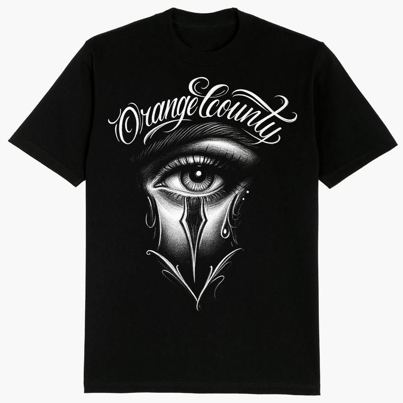 Original County Chicano Clothing Clothes Oversized Graphic Tee for Men & Women Medium Heavy Polyester Hoodie Sweatshirt Loose Fit Casual Streetwear