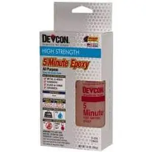 Devcon 4.5 oz Bottle Two Part Epoxy 4 to 5 min Working Time 20945