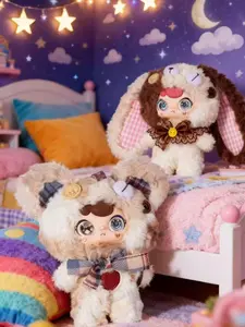 KXX-（09）ZAZA BB TOY-Patch Town Series Plush Blind Box Keychain(Secret Edition: 72:1)
