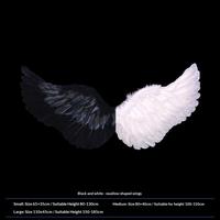 Black + white swallow-shaped wings