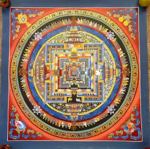 24k Gold Dalai Lama Kalachakra Mandala – A Symbol of Fortune and Spiritual Wisdom