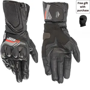 Men's Sheepskin Motorcycle Knuckle Cover Gloves - Anti-Slip, Wear-Resistant, Comfortable for Motocross Racing & Daily Riding