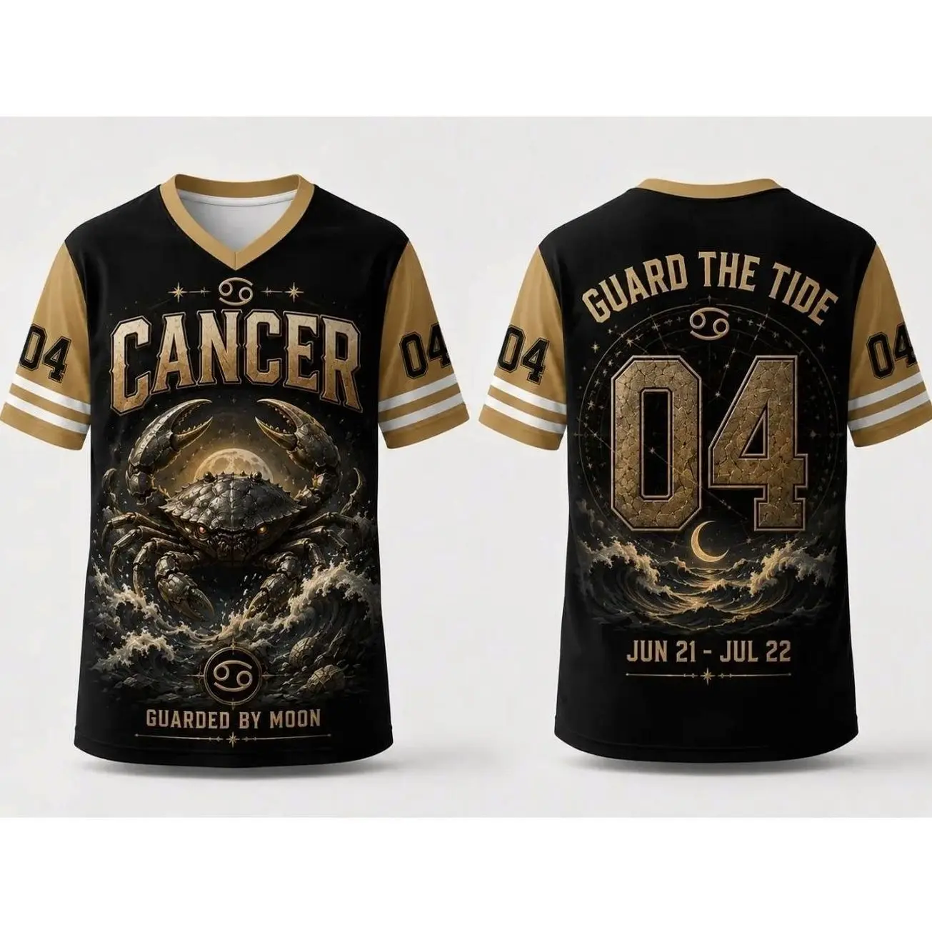 Cosmic Legacy Zodiac Constellation Oversized V-Neck Sport Jersey – Astrology Horoscope Graphic Baseball Shirt – Unisex Graphic T-Shirt Streetwear – Birthday Gift for Men & Women