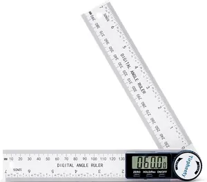 Digital Angle Finder Protractor, 3rd Generation Quick Display Angle Gauge Ruler, 7-Inch (200mm) Professional Measuring Tool for Woodworking, Carpentry, and Construction