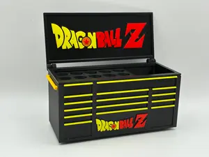 Mini Toolbox Pen Holder Collectible Desk Organizer Compact Functional Design for Anime Enthusiasts