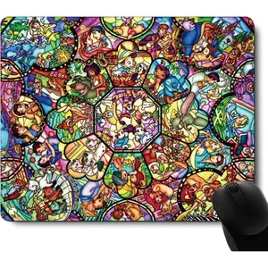 Cool Dark Warrior Design  Pad, Square  Mat with Non-Slip Rubber Base, Gaming  Pads for  Laptop