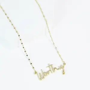Worthy Gold  Necklace