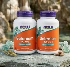 NOW Foods Supplements, Selenium (L-Selenomethionine) 100 mcg, Essential Mineral, Antioxidant Immune Support Supplement, High Potency, 250 Tablets, Non GMO Gluten Free Made in USA