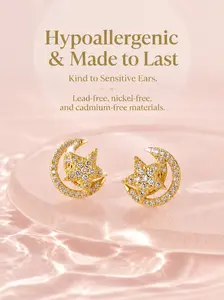 Rotatable Flower Earrings  3 Designs Luxury 18K Gold Plated Anxiety Relief Jewelry