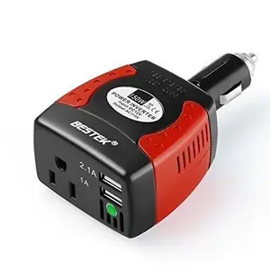150W Power Inverter 12V to 110V Voltage Converter Car MRI1511U, Red